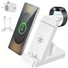 suonee Stazione di ricarica rapida 3 in 1 per telefoni Samsung Galaxy, orologi, auricolari, caricabatterie USB C super veloce per Samsung Galaxy S25/S24/S23/S22/21/20/Note20/10 Galaxy Watch Ultra 8/7/6/5/4
