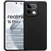 KEJI Cover Custodia in TPU, Morbido Custodia Cover Slim Anti Scivolo Custodia Protezione Posteriore Cover Antiurto per Realme 16 Pro+/16 Pro Plus 5G (nero)