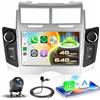 VECHTEL 4G+64G Autoradio Android 15 per Toyota Yaris 2005-2011, 7 HD Schermo Tactile Stereo Auto co Carplay Android Auto senza Fili GPS Wi-Fi USB Bluetooth 5.0 Radio FM RDS Retrocamera