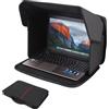 TXIYEAN Parasole per computer portatile, leggero e abbagliante, per lavorare all'aperto, copertura per la privacy del computer, pieghevole e portatile, copertura per computer esterna abbagliante, 40,6
