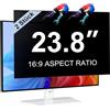 LUSA DESIGN 2 filtri magnetici per schermo da 23,8 pollici, per proporzioni di 16:9, antiriflesso, filtro per luce blu, monitor da 23,8, pellicola protettiva per la privacy del computer, filtro per la privacy