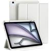 Vobafe Cover iPad Air 11 2025 2024/5 4 Generazione 2022/2020, 10.9/11 Pollici, Custodia in Supporto Protettivo con Pencil Holder, Supporta la Carica di Apple Pencil, Grigio Stellare