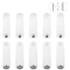 Jubaopen 10 Pcs Adattattore Batterie da AAA a AA Convertitore Adattatore Per Batteria Casi AAA Universale Scatola Supporto di Mouse del Computer Giocattoli Radio in PP Traslucido-50 * 14mm