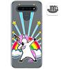 Tumundosmartphone Cover Gel Trasparente Per LG K41s / LG K51s Disegno Unicorno Disegni