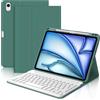 IVEOPPE Tastiera per iPad Air 11 M4 2026/M3 2025/M2 2024, Cover Tastiera Italiano QWERTY Bluetooth Staccabile iPad Air 11 Pollici 2024/2025/2026, Verde scuro