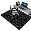 KQIEJUY Tappeto Sedia Ufficio Gaming, Tappeto Salvapavimento 120 x 140 cm, Tappeto Sedia Gaming/Tappeto Ufficio, Tappeto Per Sedia Con Ruote, Tappeto Gaming Pavimento, Tappetino Protettivo per Pavimenti Duri