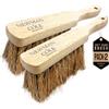 Newman and Cole Spazzole per le mani in legno naturale - Scegli tra la spazzola a setole rigide dure o la spazzola morbida con setole naturali o sintetiche (2 x spazzola morbida in cocco)