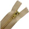 Wambere 3 cerniere lunghe da 18 cm, per jeans, chiusura lampo in metallo, cerniere non separabili, accessori da cucito per fai da te, artigianato, borse, jeans, giacche, abiti, pantaloni, kaki