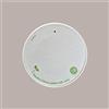 Lucgel Coperchio in Carta Chiuso Bianco Dm 62mm per Bicchiere Termico Caffè Orzo 4oz 120cc - 100 pezzi-