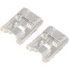 Jopto 2 Pezzi Piedino per perline in plastica Piedino universale per macchine da cucire con perline e paillettes compatibile con Singer Brother Janome Babylock Elna Euro-Pro Simplicity Kenmore