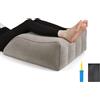 Alitree Cuscino per Gambe Gonfiabile, Cuscino alza Gambe con Pompa per Aria, Comfort per Dormire, Migliora la Circolazione e Riduce il Gonfiore, Adatto per Gravidanza e Recupero Postoperatorio (Grigio)