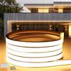 SUCIKORIO Striscia LED Neon 30 Metri, Silicone Strisce Led Esterno Impermeabile Ignifugo IP65 Flessibil Luci Leds Camera da Letto 220V Luce Calda 3000K Tagliabile 120 LED/m LED-Strip Con Interruttore