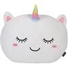 I-TOTAL® - Cuscini Decorativi Piatti a Forma di Animale - Comodi e Adorabili (UNICORN)