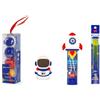 Legami - Colla Stick - Feelin' Glued - Temperino Luminoso - Evidenziatore 3-in-1- Righello - Tema Space