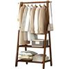 Beyswage Stand Appendiabiti, Stand Appendiabiti Legno, Stand Appendiabiti Legno con 2 Ganci a Testa Tonda, per Camera da Letto, Ingresso, Ufficio, Cappello: 66CM, 85CM, 116CM