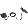 Qazqa Accessori per illuminazione binario per sistema a binari, Iconic, nero, quadrato, 9 cm
