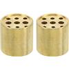 PATIKIL 2 Pz Contenitore Incenso Incenso Supporto Base 0,8 Dia. 0,8 Alto | con 9 Fori, Incenso Cono Bruciatore Bastoncino Contenitore, per Yoga Spa Stanza Casa Ufficio, Ottone