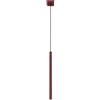 SOLLUX lighting Lampada a sospensione PASTELLO 1 bordeaux