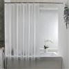 COSORO Tenda da Doccia PEVA 180x180cm, Tenda da Bagno Resistente alla Muffa, Impermeabile, Pesante, in Plastica Traslucida Smerigliata con 12 Ganci per Stanza Umida, Bagno, Box Doccia, Vasca da Bagno