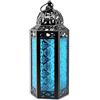 Vela Lanterns Lanterne in stile marocchino, metallo, Blue, medium