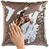 toyofmine Cuscino Personalizzato con Foto e Testo, 40x40, Stampa Fronte-Retro Federa per Cuscino Personalizzata, Regali Personalizzati per papà - festa della mamma - San Valentino - Compleanno