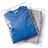 HIGA-JKL 20 Pezzi Sacchetti Zip Impermeabili Trasparenti 40x50cm Grandi Sacchetti di Plastica Riutilizzabili con Cerniera Senza Fori Organizer Borsa per Viaggio Abbigliamento Scarpe Accessori