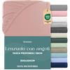 Twinzen - Lenzuolo con Angoli Matrimoniale 200x220cm - 100% Microfibra