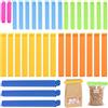 Laeeyin 35 Clip Di Chiusura Per Sacchetti Alimentari In Plastica, Diversi Colori, 7/8/11/16 Cm, Riutilizzabili, Per Imballaggio E Cucina