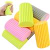 FAREASTSHOP Set di spugne Damp Duster, 9 pezzi, spugna umida per la pulizia della polvere, spugna umida pulita per la polvere, spugne per la polvere riutilizzabili in 4 colori, spolverino a spugna umida per la
