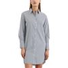Marc O'Polo Marc OߴPolo Donna Abito camicia con colletto Kent a righe, Multicolore (Multi/Deep Night Blue), 44