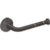 AXOR Universal Circular porta rotolo, 42856340, Universal Circular nero cromato spazzolato [Accessori Bagno > Porta Rotolo]
