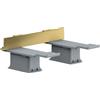 AXOR Universal Accessories set adattatore, 42870250, Universal oro spazzolato [Accessori Bagno > Ricambi per Accessori Bagno]