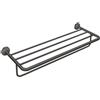 AXOR Universal Circular mensola portasciugamani, 42843340, Universal Circular nero cromato spazzolato [Accessori Bagno > Portasciugamani]