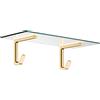 AXOR Universal Softsquare mensola portasciugamani, 42842250, Universal Softsquare oro spazzolato/chiaro [Accessori Bagno > Portasciugamani]