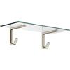 AXOR Universal Softsquare mensola portasciugamani, 42842820, Universal Softsquare nichel spazzolato/chiaro [Accessori Bagno > Portasciugamani]