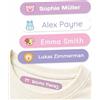 Haberdashery Online Etichette Nome Bambini Termoadesive per Vestiti e Uniformi