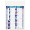 Hole Gadget Calendario 2027 da Parete Olandese Classico 30x47 cm Spazio Appunti, Appuntamenti, Scadenze, Turni, Planning Casa e Ufficio 12 Mesi Diario Organizzazione (Blu)