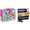 PLAYMOBIL Dollhouse 70205 - Grande casa delle bambole, Con campanello funzionante, Dai 4 anni + Duracell Optimum confezione da 4 AAA