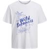 JACK & JONES Jjlarri Tee SS Crew Neck Pls, Bianco, 3XL Uomo