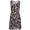 ONLY Onlnova Life Vis S/L Sara Dress AOP, Nero, M Donna