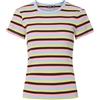 Pieces Pcmay SS Striped Tee Jrs BC, Blu di Cachemire, XS Donna