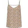 ONLY Onlnova Life Vis Paris Singlet Wvn, Oro Opaco, XS Donna
