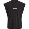 JACK & JONES Jcobreeze Front SL Tee Crew Neck, Bianco, M Uomo