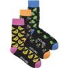 JACK & JONES Food Socks 3 Pack Jacveggie-Calzini Alimentari, Confezione da 3, Mandarino, Taglia Unica (Pacco da 3) Uomo