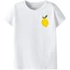 Name IT Nmfjuanitta SS Top Box, Bianco, 98 Bambine e Ragazze