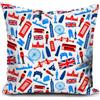 HUASHUZI federe cuscini divano 45x45 Union Jack london UK regalo donna gadget copricuscini divano cuscino decorativi soggiorno camera da letto accessori