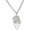 VASSAGO Collana di leone per uomini e donne nodo celtico testa di leone ciondolo collana in acciaio inox animale leone leone gioielli regalo per padre fratello marito figlio, acciaio inox