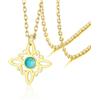 VASSAGO Streghe Nodo Collana in Acciaio Inox Nodo Magico Strega Nodo Celtico Nodo di Stregoneria Irish Wiccan Pagan Gioielli per Donne Adolescenti