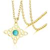 VASSAGO Streghe Nodo Collana in Acciaio Inox Nodo Magico Strega Nodo Celtico Nodo di Stregoneria Irish Wiccan Pagan Gioielli per Donne Adolescenti