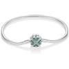 KUNSIR Moments-Bracciale Donna Adatto per Ciondolo Argento Sterling 925 Braccialetto Snake Bracciali Compatibile con Pandora Ciondolo